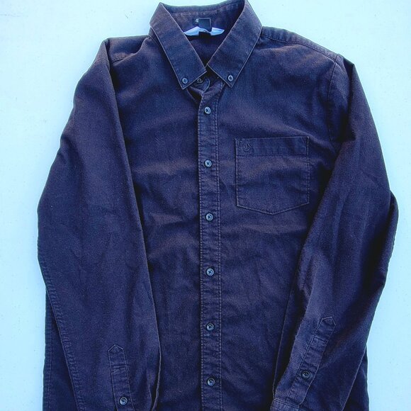 Volcom Long Sleeve Button Shirt Medium - Picture 1 of 1